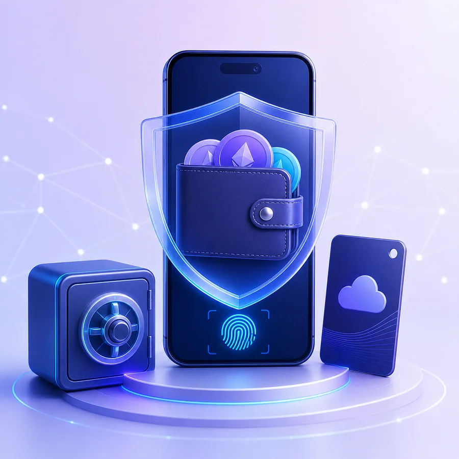 TPWallet 钱包备份与安全防护示意图